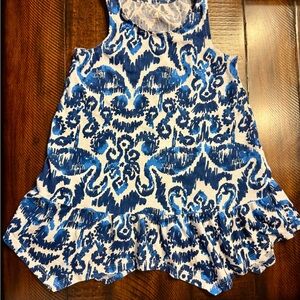 Lilly Pulitzer Blue and White Tank Dress
